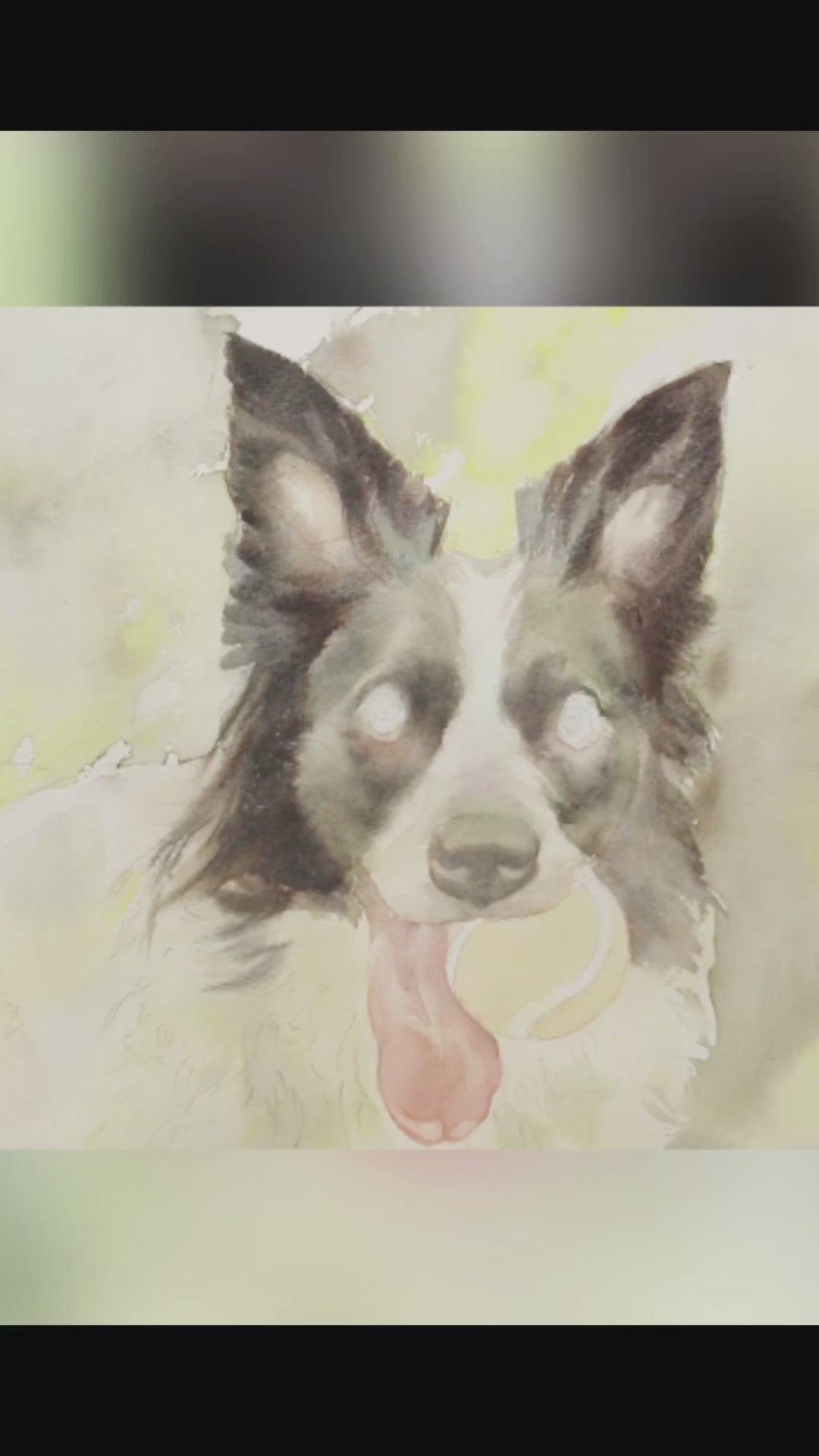 Custom Outdoor Pet & Landscape Watercolor Painting