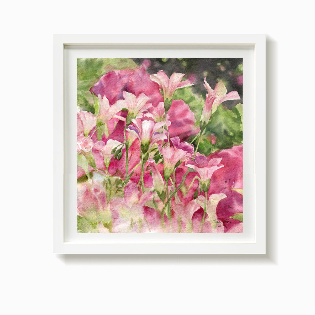 Spring Wildflowers — Original Watercolor Floral Painting, Signed Unframed Art